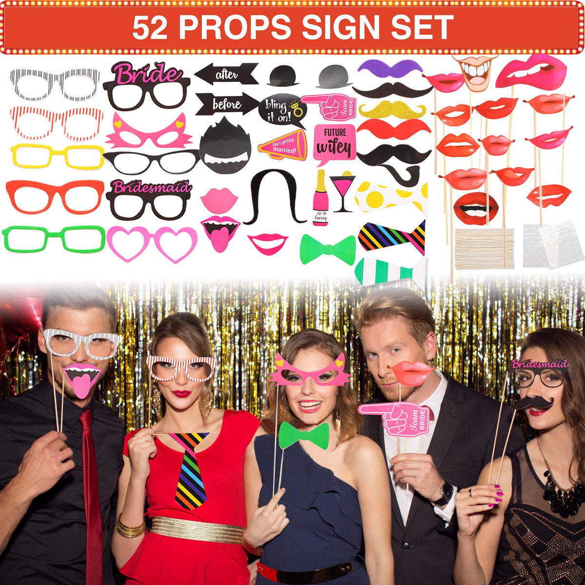 NICOWARM foil balloons add sparkle to photo booth setups