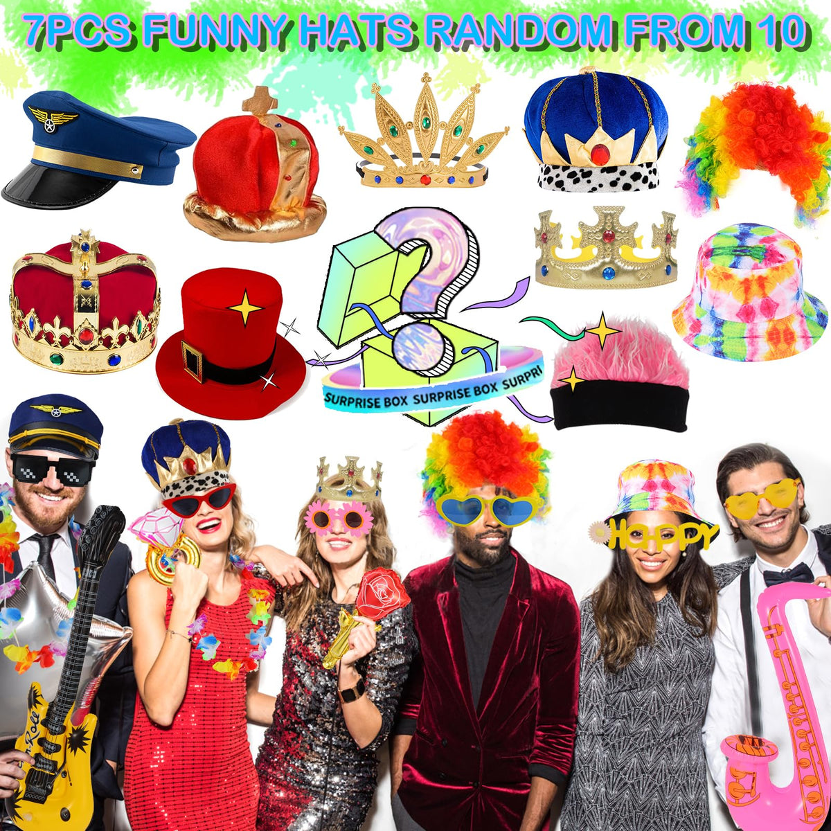 NICOWARM photo booth wig creates bold character moments at celebrations
