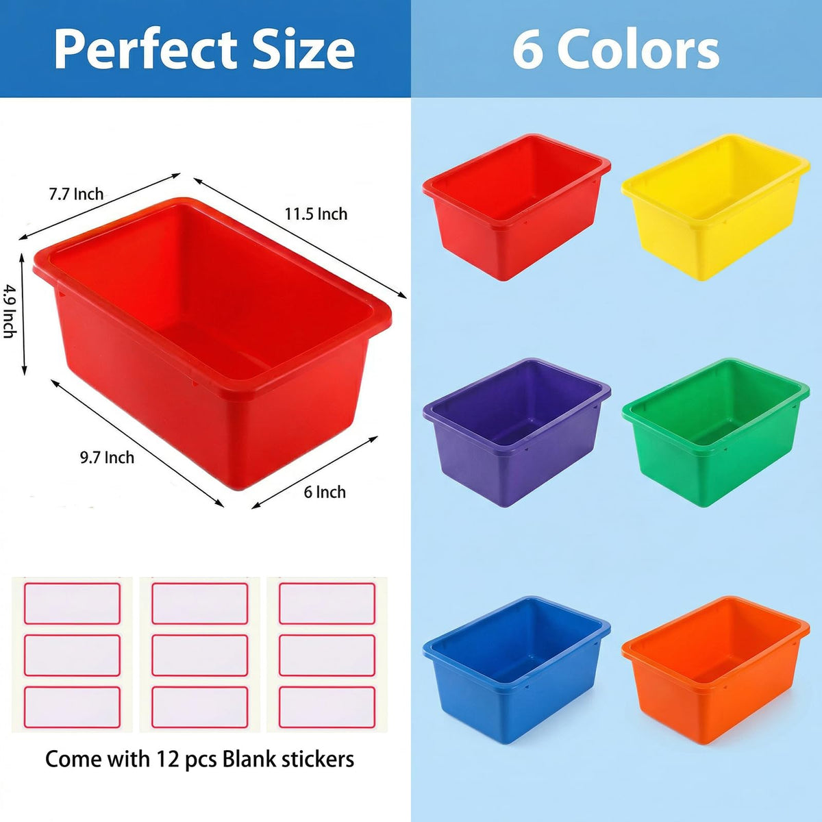Nicunom cubby bin green stackable keeps kids crafts neatly organized.