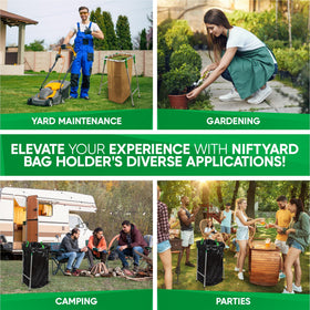 NiftYard sturdy metal stand designed in the USA.