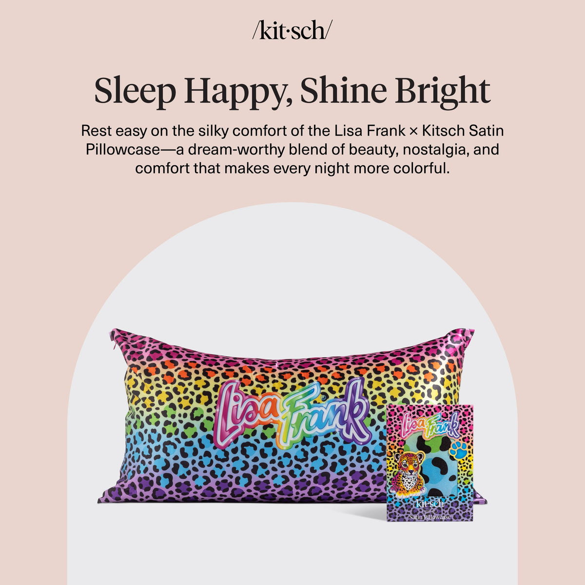 Nightly beauty routine with satin pillowcase for smoother skin and hair.