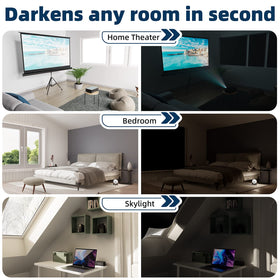 NIGHTON cuttable blackout panels shaped for doors, windows, RV skylights
