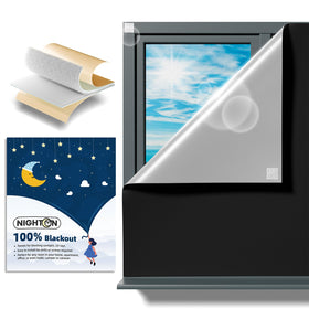 Nighton portable blackout curtain demonstrates travel-ready darkness for day naps