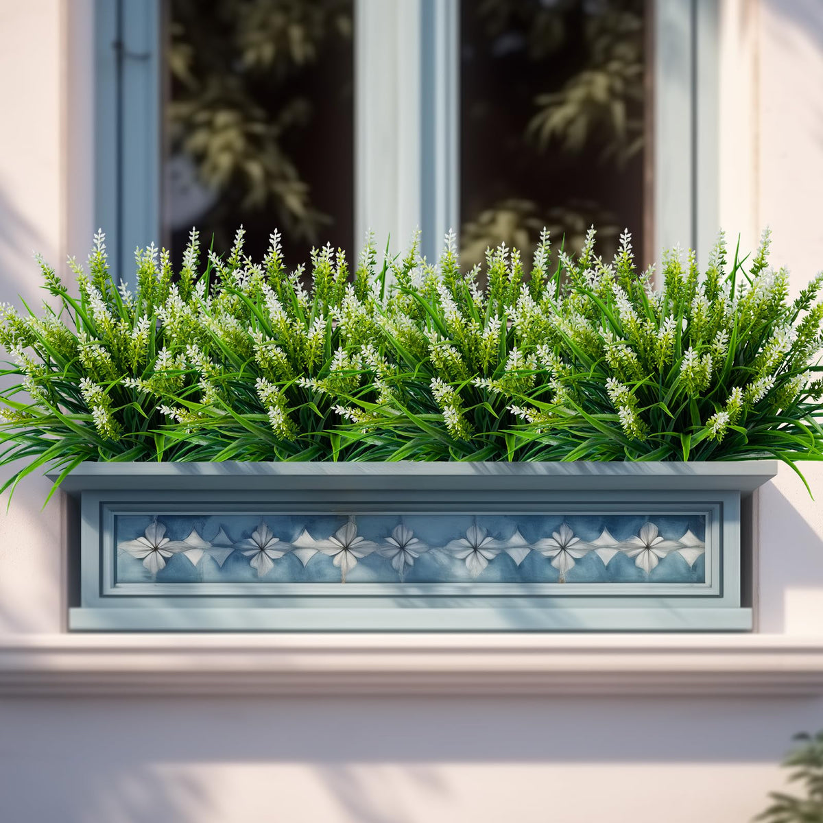 Nigirior UV-resistant artificial plants for all-weather veranda.