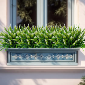 Nigirior UV-resistant artificial plants for all-weather veranda.