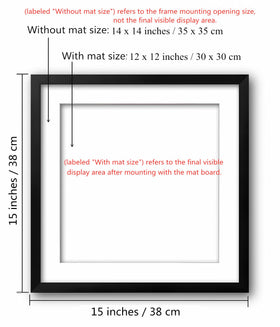 NIHO-JIUMA plexiglass panel provides clear protection for art