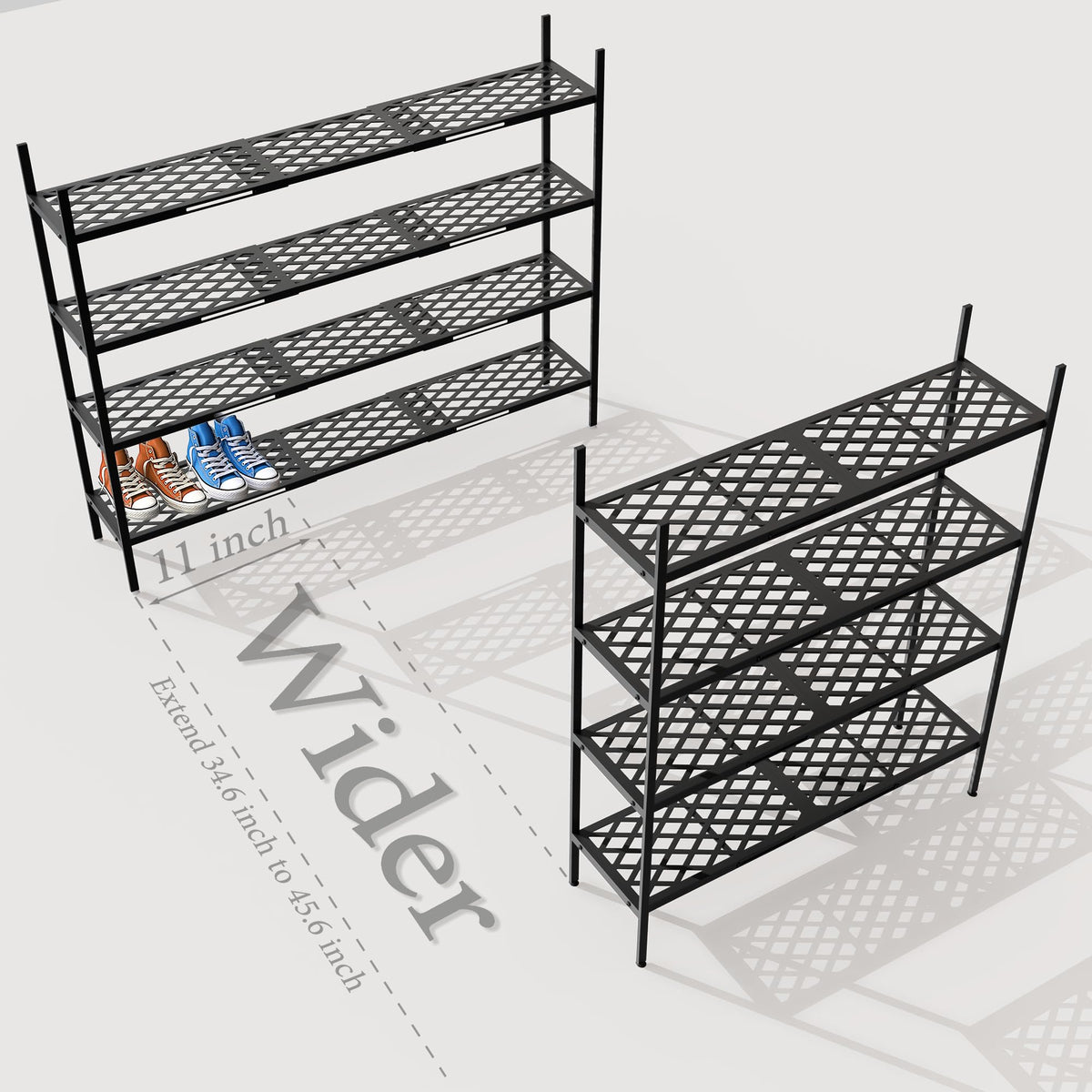 Nijoam rust-resistant metal tubing delivers durable daily use.