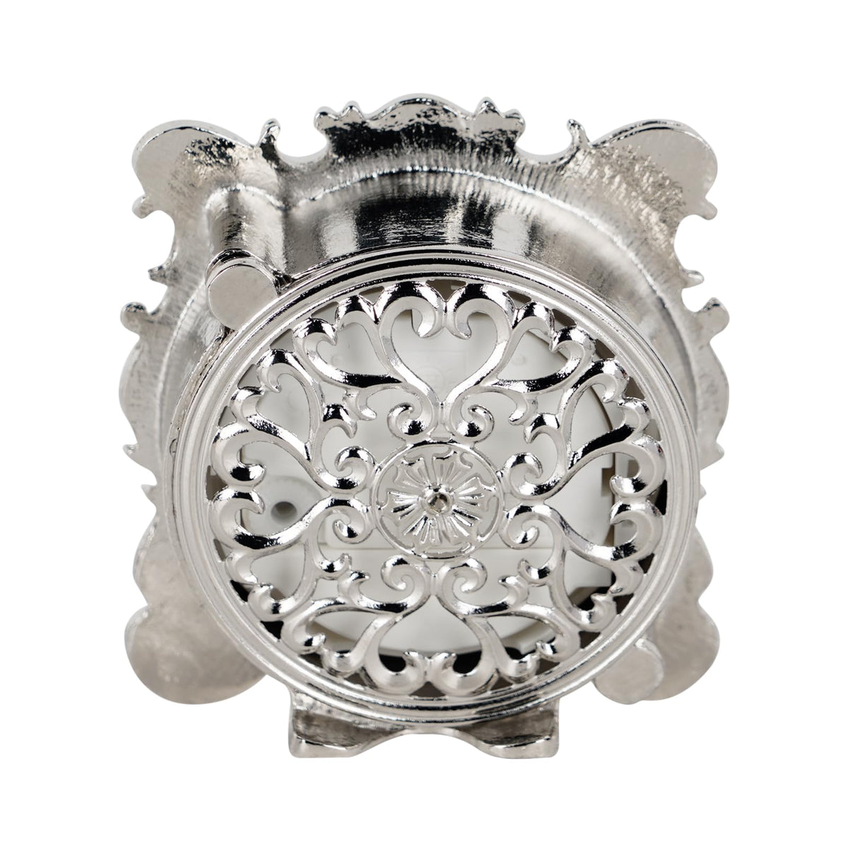 NIKKY HOME pewter clock decor for living room