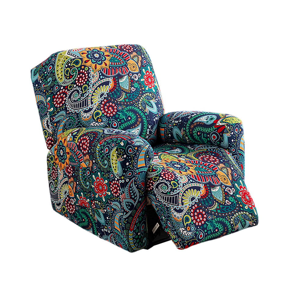 NILUOH four-piece recliner cover on a powered lift chair enhances style and protection