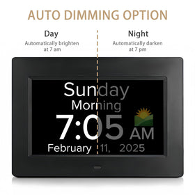 Nimukol digital alarm clock multiple alarms helps manage daily routines and reminders.