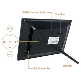 Nimukol digital alarm clock remote control enables effortless setup and quick use.