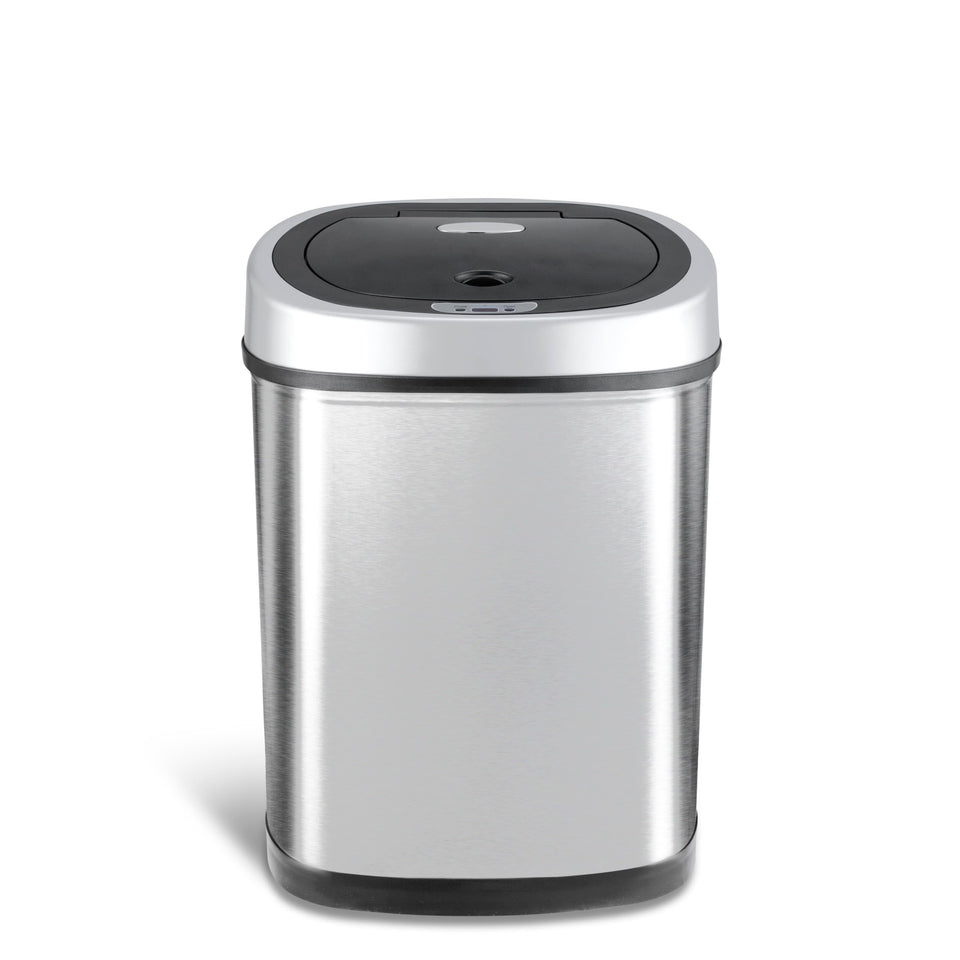 Ninestars DZT-42-9 automatic lid in action for touchless waste disposal