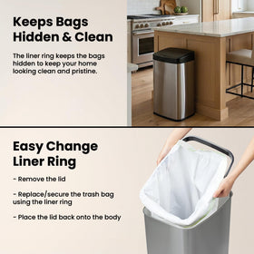 Ninestars odor-sealing lid reduces kitchen smells during busy meals.