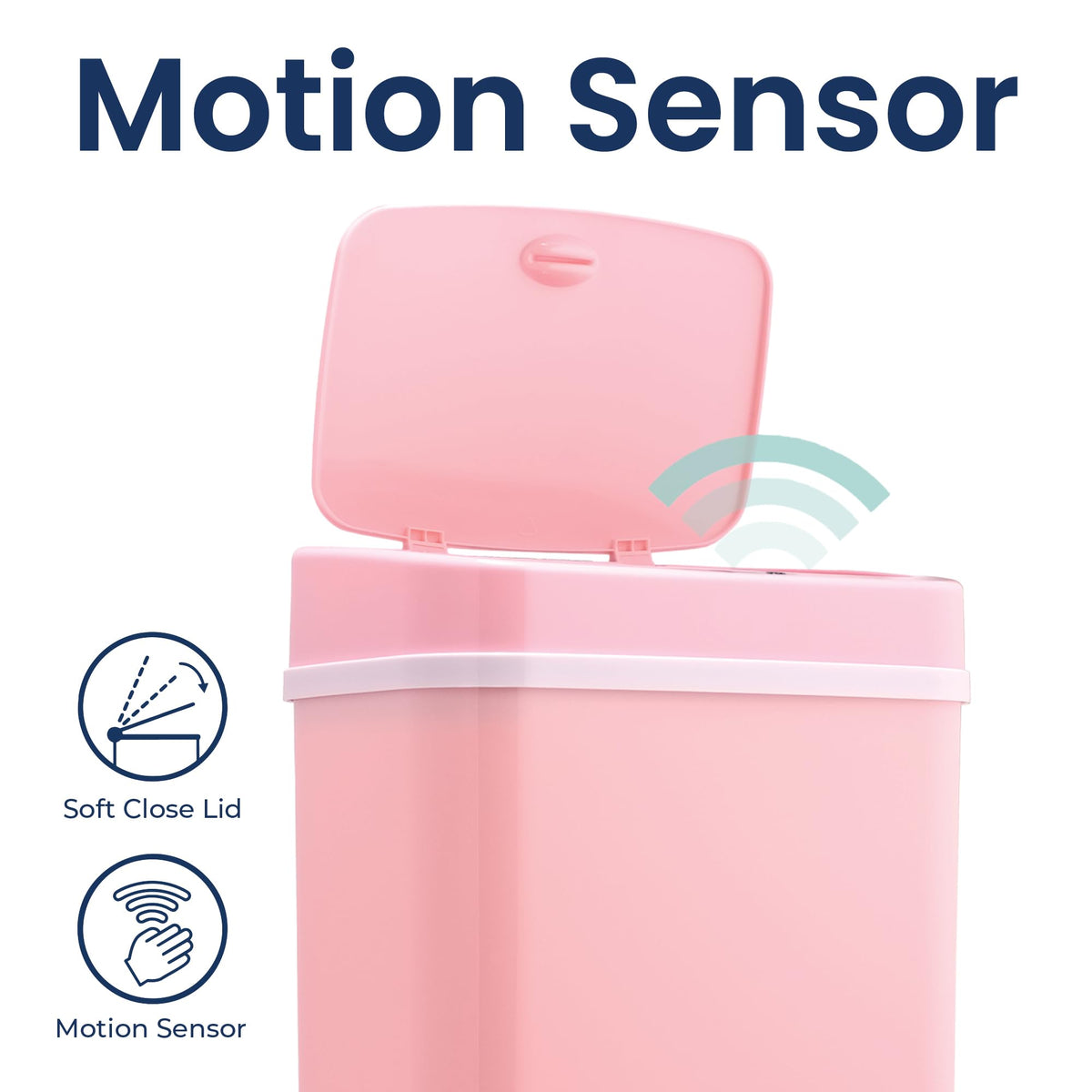 Ninestars odor-sealing lid trash can helping keep spaces fresh