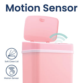 Ninestars odor-sealing lid trash can helping keep spaces fresh