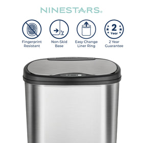 Ninestars odor-sealing lid helps maintain kitchen freshness.