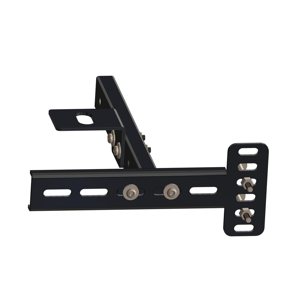 NINESTYLE headboard brackets adjustable-dimensions image illustrates flexible width for various beds.