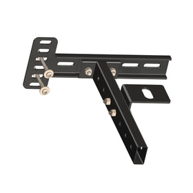 NINESTYLE headboard brackets with included hardware demonstrates easy installation and secure connections.