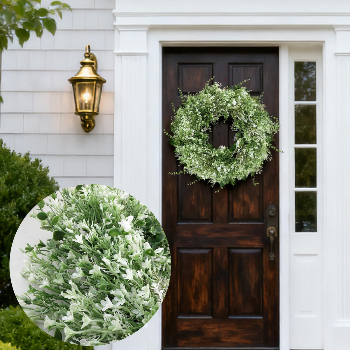 NIOPELO wreath back hooks enable tool-free installation