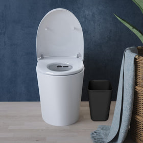 Nipogear under-desk wastebasket for small kitchens and offices.