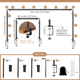 Nisoger easy-assembly design shows simple tube connections for quick setup.