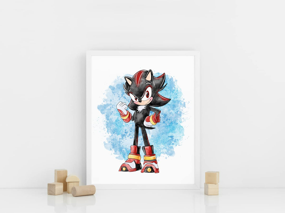 Nistio boy bedroom hedgehog wall art to spark imagination