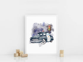 Nistio Cars poster showcasing Ramone adds bold color to walls
