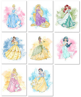 Nistio Ariel nursery wall art enhances the baby’s room with magical charm.
