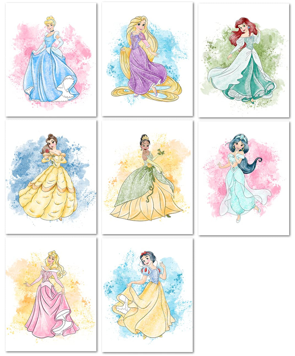 Nistio Ariel nursery wall art enhances the baby’s room with magical charm.