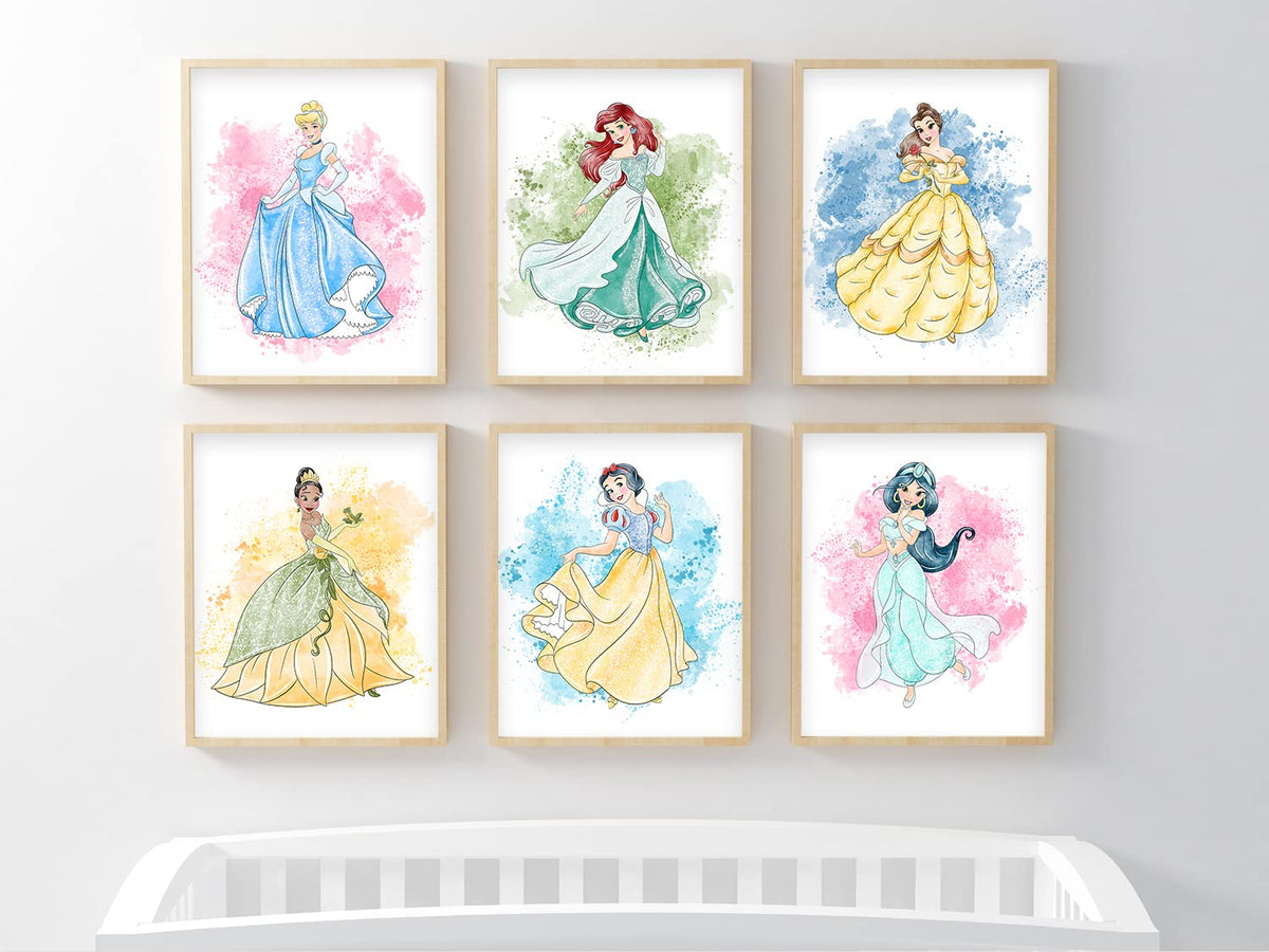 Nistio Belle poster creates a warm, inviting princess corner.
