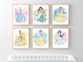 Nistio Belle poster creates a warm, inviting princess corner.
