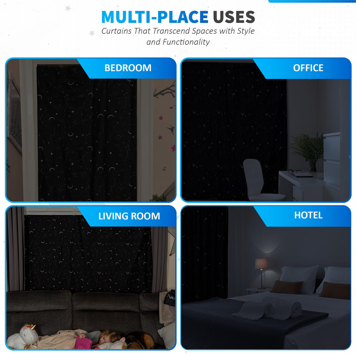 Nite Shadez travel-friendly design folds compactly for trips and hotel stays.