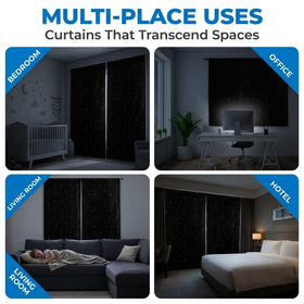 Nite Shadez blackout curtains adapt to different window sizes with ease.