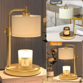 NITOWOLF Candle Warmer Lamp gold finish adds elegant decor touch