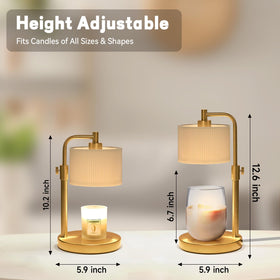 NITOWOLF Candle Warmer Lamp timer displays 1H/2H/4H auto-off options