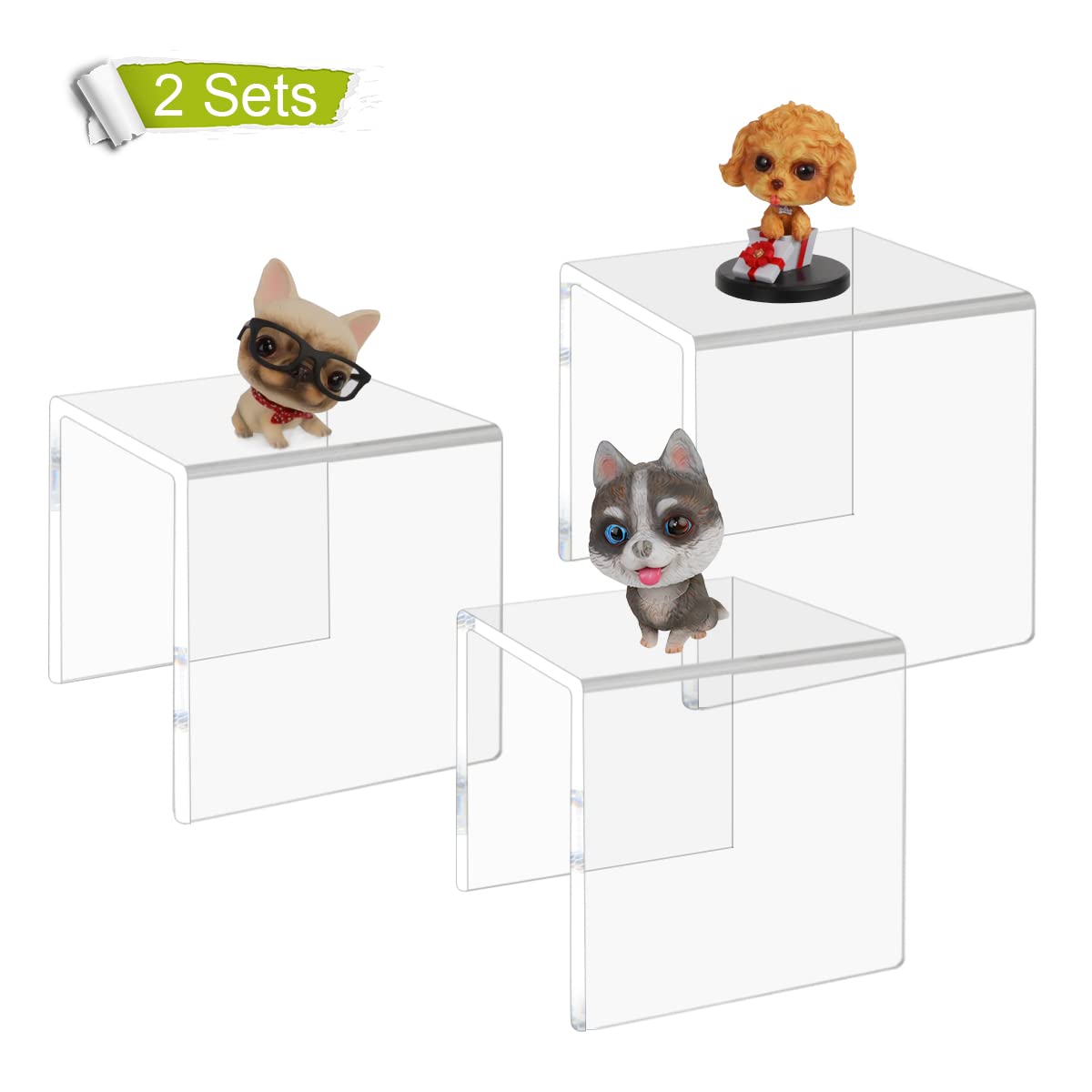 NIUBEE display risers in-store collection showcase for vendors