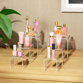 NIUBEE acrylic risers 6.31 by 3.12 by 3 inch ideal for small figures