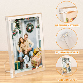 NIUBEE desk-ready display keeps memories highlighted on home or office tables.