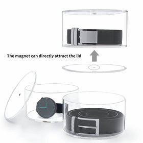 NIUBEE transparent belt display case quick outfit matching at a glance