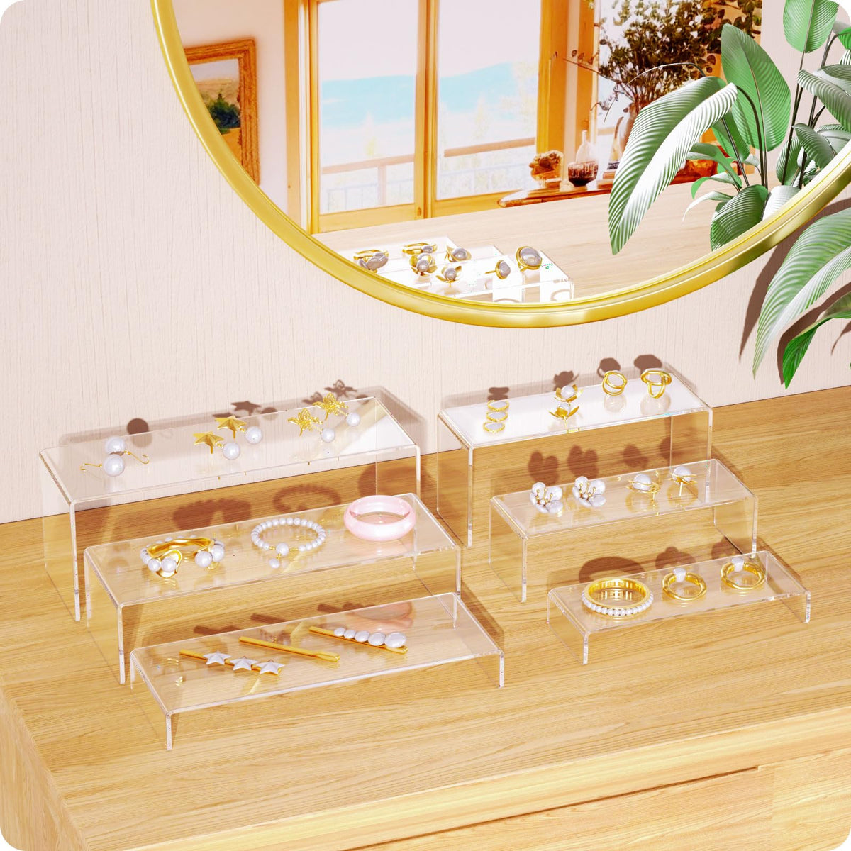 NIUBEE wedding and party display risers add a clean, modern edge to decor setups.