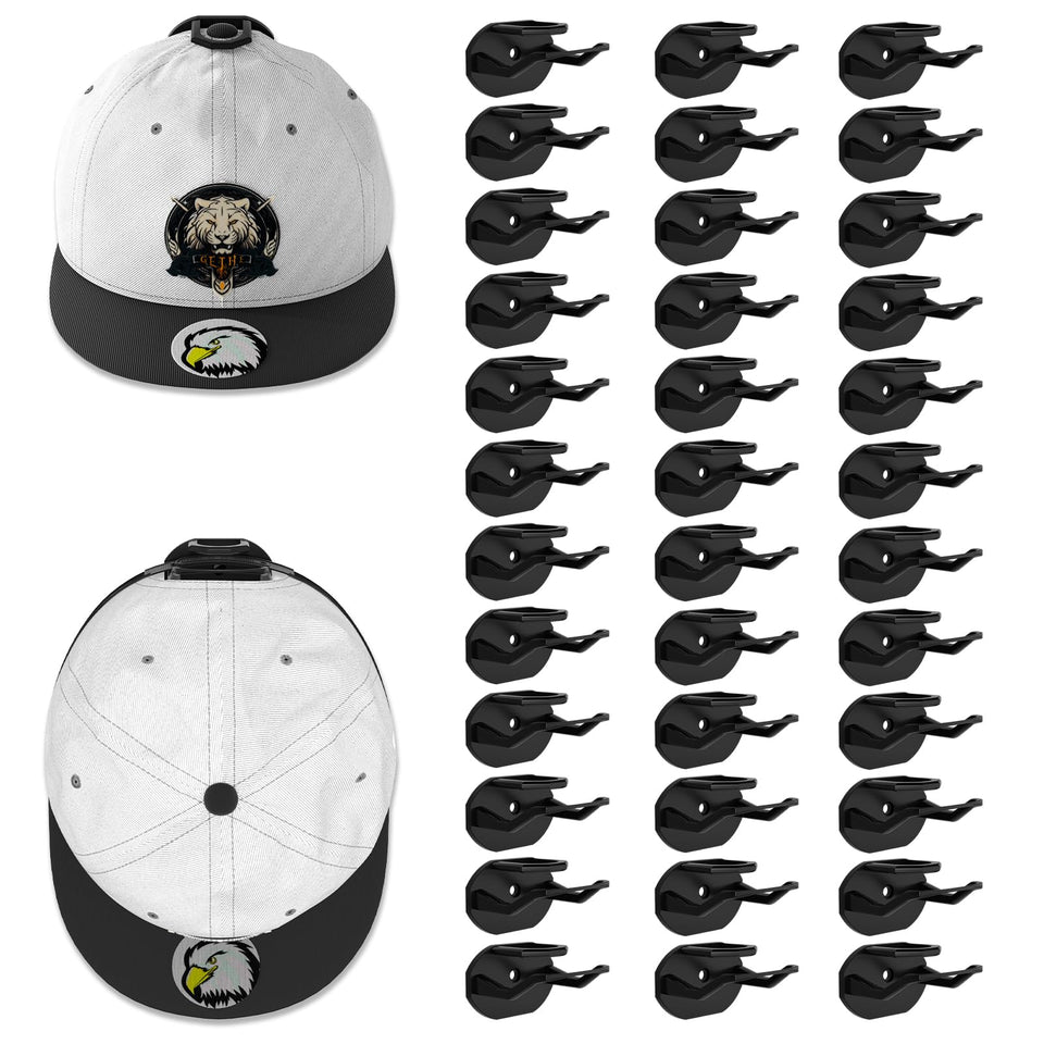 Niunuerga adhesive hat hooks on wall for secure, no-drill storage.