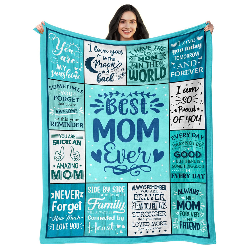NIVAY mom blanket plush texture for cozy warmth and comfort