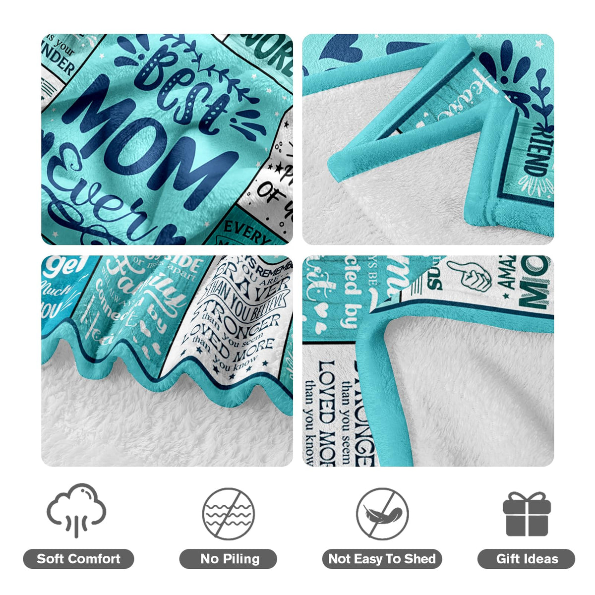 NIVAY mom blanket travels-ready for on-the-go warmth and comfort
