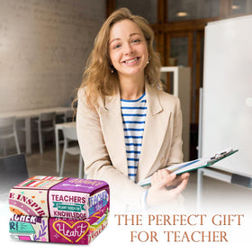 NIVAY teacher gift blanket in classroom setting for appreciation