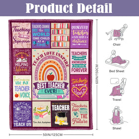 NIVAY machine-washable blanket after washing for easy care