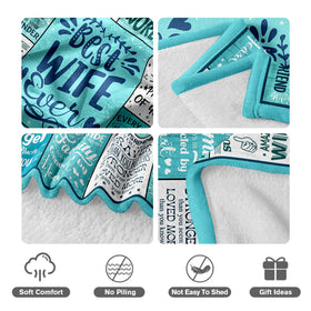 NIVAY travel-friendly cozy blanket, compact and comfortable for on-the-go use