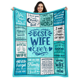 NIVAY wife blanket 50x60 unfolded, inviting cozy evenings and intimate moments