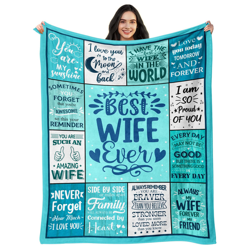 NIVAY wife blanket 50x60 unfolded, inviting cozy evenings and intimate moments