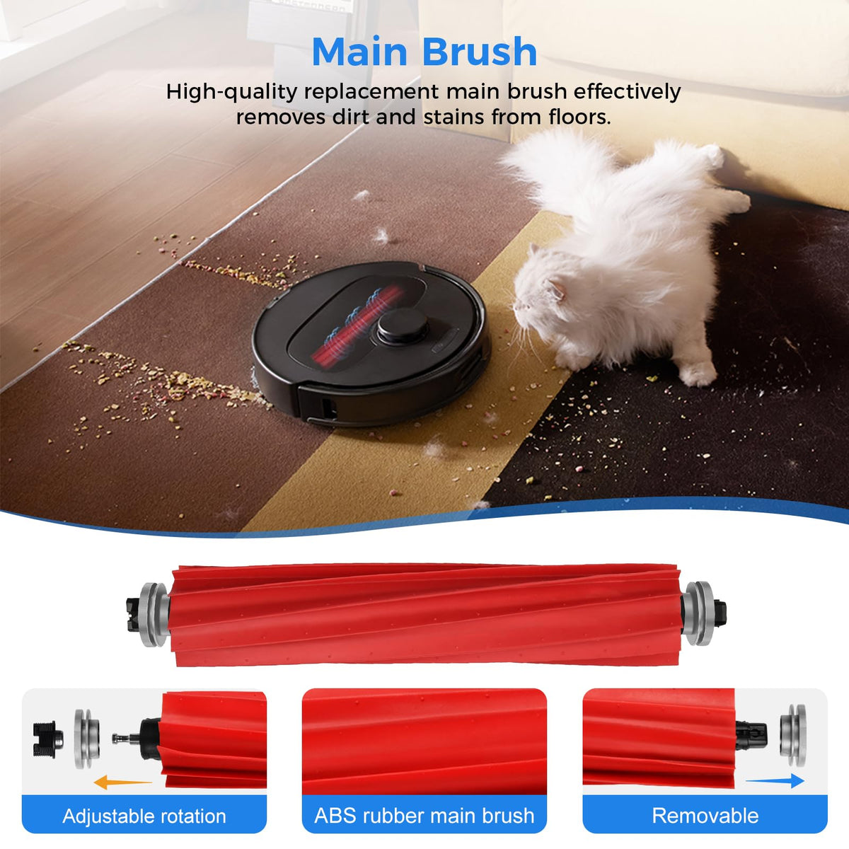 NIXOOT QV35A HEPA filters capture dust and fine particles efficiently.