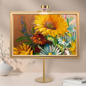 NKJIH magnetic mural light provides rechargeable lighting for photos and artworks.